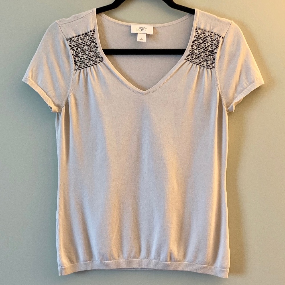 Women’s Loft Beige Shirt